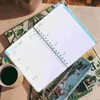 Notebook Book Planner Schedule Appointment Daily Spiral Organizer Taking Note Supplies Paper 2022 Notepad Time Management Small