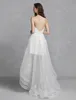 A-line Wedding Dresses Lace Bride Gowns Sweetheart Asymmetrical Lace Tulle With Flowers Boho Beach 2023 High Low Robe de Mariee