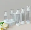 15ml 30ml 50ml Empty Airless Bottle Lotion Cream Pump Plastic Container Vaccum Spray Cosmetic Bottles Dispenser For Travel