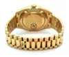 Original Box Watch President Day-Date 228238 18K Yellow Gold Baguettes Dial Watch Mechanical Automatic Mens BF Watches