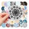 50pcs Mysterious Magic Circle Style Style Sticker Array Arreay Sticker Diario Diario Diario Diario Etichetta Album Scrapbooking