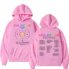 Hoodies Sweatshirts Coldplay Music sfärer Tour Hoodie Rock Band Hip Hop Men Women Overdimensionerade Cotton Tops Man Fashion Loose Streetwear
