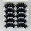 Hand Made Reusable Mink False Eyelashes Curly Crisscross Multilayer Thick 20mm Fake Lashes Soft & Vivid Eyelash Extensions Makeup 16 Models DHL