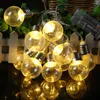 Saiten 3M G45 Globe Bulb Outdoor Wasserdichte LED-String-Lichter mit 20 klaren Vintage-Weihnachtsgirlanden für Patio-Party-Dekor