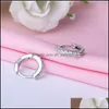 Hoop Huggie Fashion Temperament Hoop Earrings Rhinestone Crystal Natural Alloy Women Earring Jewelry Luxurious Ear Clasp 1 5Pj G2B D Dht8L