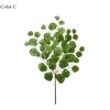 Decorative Flowers Artificial Plants Eucalyptus Leaf Vine Christmas Decoration Vase For Home Wedding Garden Rose Arch Scrapbooking Fake