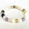 MG1634 STRAND NEW DESING CANCER ZODIAC LIST MALA 8 mm Lava Moonstone Grey Agate Citrine Bracet Natural Gemstone Jewelry