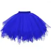 스커트 여성 Tutu Princess Fashion Ballet Black Fluffy Skirt for Tulle Petticoat Elastic Adult Pink