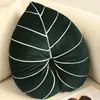 Pillow Green Leaf Throw Washable For Creative Ornament Accessory Children Room Nursery Decor Dropship
