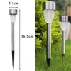 10pack Solar Powered Light Light Stainable Steel Outdoor Lamp Водонепроницаемое светодиодное ландшафтное освещение для дорожного дворика Ярд