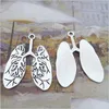 Charms 50pcs/lote 39x30mm vintage Antique Sier Placada de Zinco Alloy Lung Charms 217 Q2 Drop Deliver