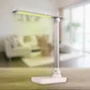 Lampes de table LED Lampe de bureau Eye-Caring Dimmable Touch Control Lumière douce Trois niveaux Gradation Blanc chaud Chevet Pour le travail sur ordinateur de bureau