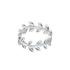 Silver smycken diamant blomma vigsel ring diy pandora stil par populär ring gåva