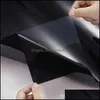 Adesivos de carro 300Cmx50Cm Folhas de janela de carro pretas Tint Tinting Film Roll Home Glass Summer Solar Uv Protector Sticker Films Drop Delive Dhjt3