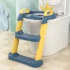 Potties Seats PVC Verstelbare Step Kruk Ladder Zindelijkheidstraining Stoel Baby Potje Toiletbril Kinderen Pot voor Peuters Urinoir Rugleuning 12-18m T221014