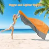 Tapis 2x2.1m/1.4x2m poche couverture de plage imperméable à l'eau sable tapis de sable Portable pliant Camping tapis extérieur léger pique-nique