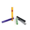 Atacado colorido Mini grosso vidro pyrex um cachimbo de rebatedor filtro de vapor cachimbos de cigarro para fumar tabaco erva seca