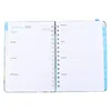 Notebook Book Planner Programma appuntamenti Giornaliero a spirale Organizer Prendere appunti Forniture Carta 2022 Blocco note Gestione del tempo Piccolo