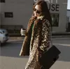 Fourrure femme haute qualité léopard Faux manteau mode femme hiver Super doux 2022 automne/hiver réchauffé pardessus M-4XL Option