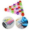 Tattoo Inks 200Pcs Colorful Ink Cups Honeycomb Shape Pigment Holder Container Mini Permanent Makeup Supplies7669415