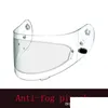 Motorfietsstickers Clear Antifog Motorfietsstickers Fl Gezicht Helm generieke helmen Lens Visor Drop Delivery 2022 Mobiles Motorcycl DHMZT