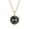 Pendant Necklaces High Quality Vita Japan Made Natural Black Diamond/Black Diamond Clavicle Chain Necklace Extra Fine Angel Men's