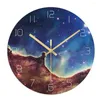 Horloges murales Horloge en verre ultra-mince Design moderne Vintage 3d RetroRelogio Parede Mécanisme Silencieux Guess Femmes Électronique 50Q222