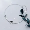 Anklets MloveAcc 925 Solid Sterling Silver Airplane Star Fashion Jewelry Women Link Chain Anklet Bracelets For