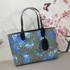 Designer Female Tote Bag Luxury Flower Shopping Brand Bag Reversible Handbag Beach Bags for Leather Womens Handbags Purses Women Totes