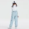 Pantaloni da sci 2022 Bambini Sci Ragazze Ragazzi Salopette da snowboard Tuta da ragazzo impermeabile calda e addensata Neve invernale