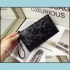 Storage Bags Fashion Womens Handle Makeup Pouch Pu Leather Portable Mticolour Handbags Storage Card Cosmetic Mini Bag Drop Delivery 2 Dhyx9