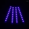 Cordas 1 Conjunto 10W LED automático RGB Interior Decorativo DC 12V 9 SMD Atmosfera Tiras Pathway Deco Light Remote Control