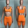 Women's Tracksuits Bulk Items Wholesale Lots Sexy 2 Piece Sets Womens Outfits Bodycon Summer Tracksuit Women Clothes Solid Tank Crop Top