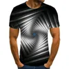 Magliette da uomo Divertenti T-shirt con grafica 3D Casual Moda estiva da uomo Top Camicia con o-collo traspirante Taglie forti Streetwear