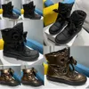 Snow Motocycle Martin Boot Designer Boots Ankle Boots Platform Down Leather Winter Skiing Shoes Non-Slip Outsole Boots No418