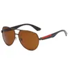 Sunglasses Men Metal Frame Pilot Uv Protection Classic Driving Sun Glasses Retro Eyewear with Box and Packaging