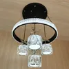 Pendant Lamps Modern Luxury Chandelier Crystal Bedroom Dining Room Design Adjustable Ceiling Lights Hallway Lampara Techo Decor JW50DD