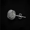 Stud Stud Tennis Sterling Sier Plate Jewelry Earring for Women We013 Fashion 925 Eaarings76 Q2 Drop Delivery 2022 DHQMY