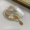 Hangers pofunuo vier manieren dragen 925 sterling zilveren maan ster ketting elegante gouden parel voor vrouwen luxe fijne sieraden cadeau