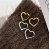 Pendientes de aro, 1 par, conjunto de plata de corazón pequeño asimétrico para chicas adolescentes, amor, boda, cumpleaños, aniversario, mujeres