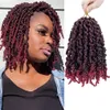 10 pouces pré-torsadés printemps torsion cheveux pré-torsadés crochet tresses 15 brins / pcs courts bouclés bombe torsion tressage extensions de cheveux LS28Q