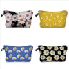 Sacs de rangement 3D Digital Daisy Impression Pochette étanche Ameublement Voyage Dames Sacs à main Dumpling Enveloppe Lavage Stockage Ba Dho1B