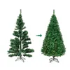 Decoraciones navideñas 18012090cm Cifrado Verde Árbol de Navidad Mini Artificial Christmas Tree Decoración de Santa Tree Party Figurine Regalo 221014