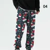 Men's Pants Men Christmas Printed Casual Trousers Autumn Winter Drawstring Jogger Xmas Santa Claus Wide Straight Sweatpants