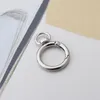 Keychains Alloy Key Chain Rings Swivel Clasps Lanyard Snap Hooks Lobster Claw Split DIY For Jewelry Making