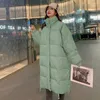 Trench da donna inverno inverno per cappotto da donna Parkas Super Snow Giacca da esterno da esterno lungo imbottito coreano sciolto all'ingrosso all'ingrosso