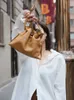 Shoulder bag Women Genuine Leather Bag Calfskin Bucket Pure Color Luxury Designer Real For Lady Simple Fashion 221015