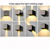 6W/10W LED de parede externa Luz à prova d'água IP65 Sensor de movimento Luzes de iluminação de decoração Lâmpadas de jardim de varanda