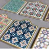 Table Mats 1Pcs Moroccan Style Vintage Patterns Ceramic Placemat Pot Mat Plate Bowl Insulation Simple For Dining