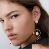 Stud Mill Price Luxury Womens Females Dangler Studs Lady Punk Exaggerated Long Pearls Drop Earrings Eardrop 1267 Q2 Delivery 2022 Jew Dhqkp